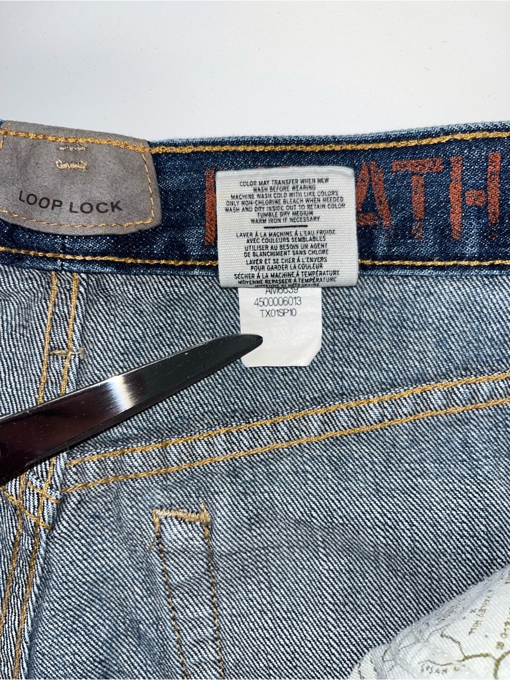 Ariat M3 Athletic Fit Jeans Loop Lock Medium Wash Blue Western Men’s 33x36 - Picture 6 of 14